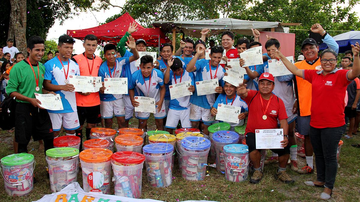 Barrio Florido got first place in the “2019 Intercommunities Soccer Championship”