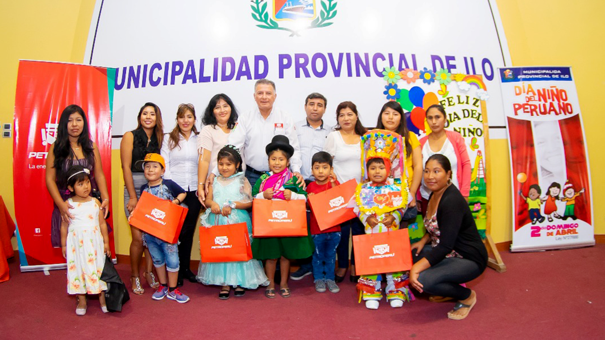 PETROPERU celebrates the day of peruvian children in Ilo