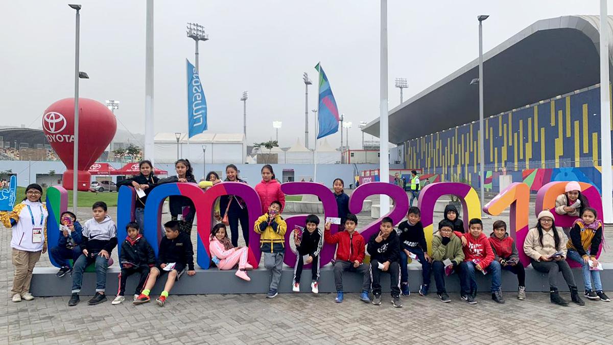 Children of Villa El Salvador enjoyed 2019 Pan American Games