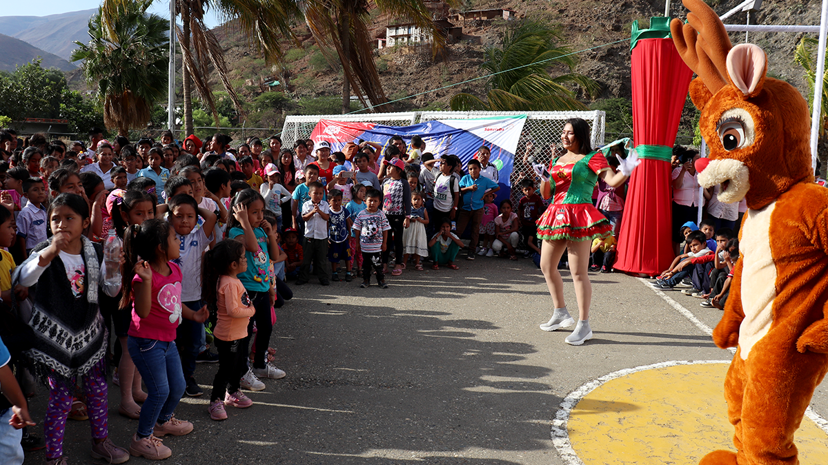 Oleoducto celebró la Navidad con 14 mil niños de comunidades