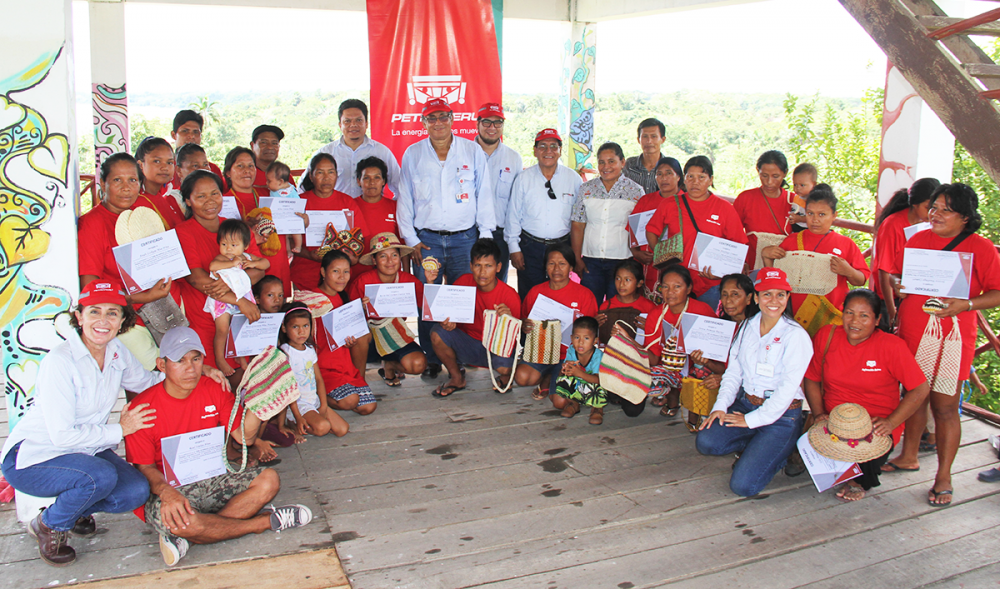PETROPERU carried out Chambira weaving workshop in Iquitos