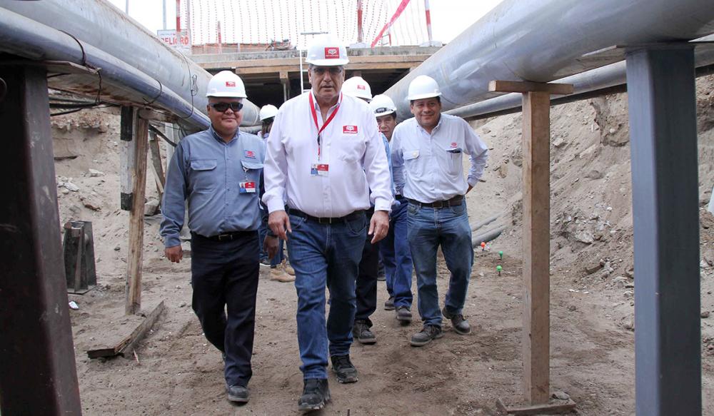 President of PETROPERU supervises works in Conchán Refinery
