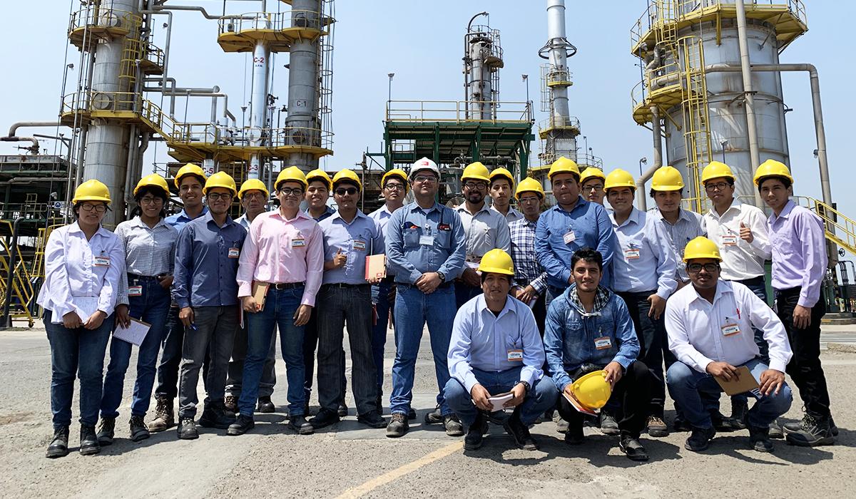 UNI students visited the Conchan Refinery