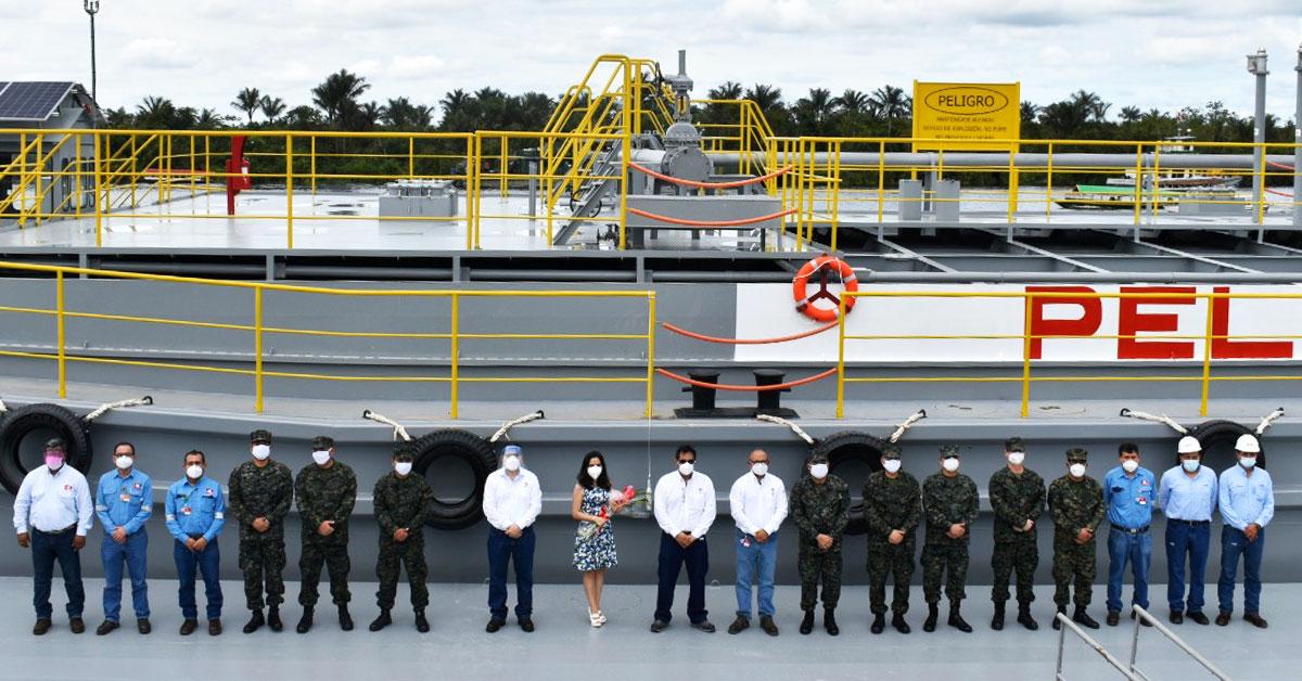 PETROPERÚ pone en operación nueva barcaza “Puerto América”