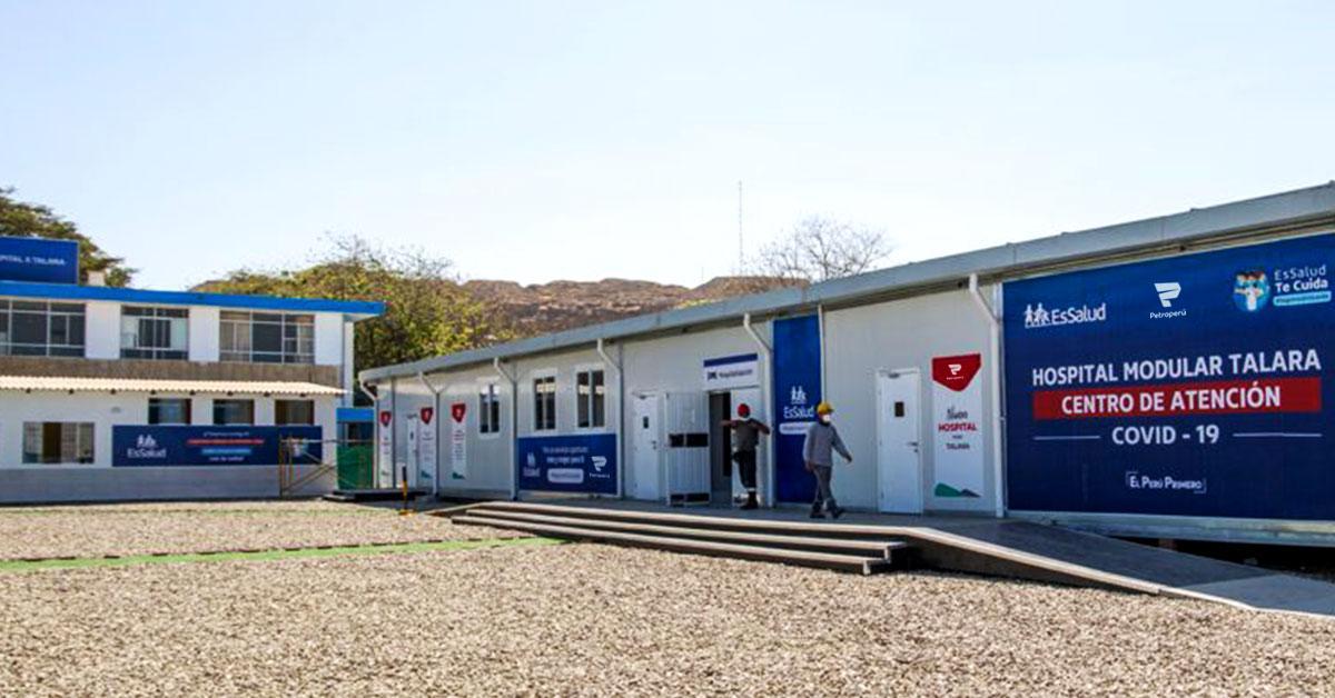 PETROPERU coordinates with ESSALUD for adequate management of the Hospital Modular Talara