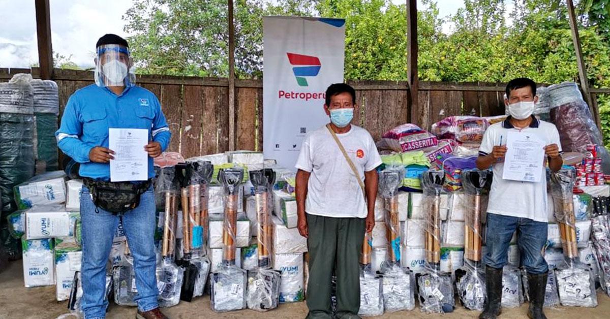 Native community affected by mudslides and floods receives solidarity aid from PETROPERÚ