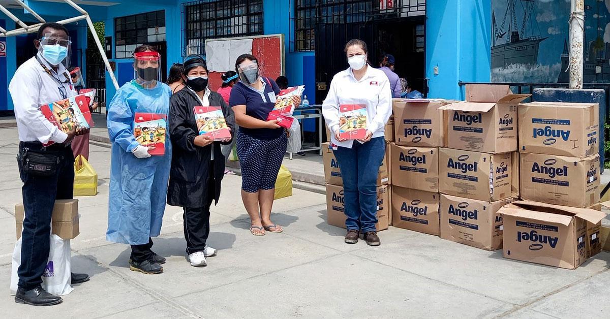 More than seven thousand schoolchildren from the Southern Cone of Lima receive school supplies from PETROPERÚ