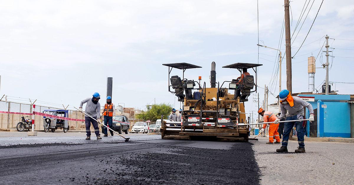 Maintenance of the second stage of the North Cone road records an 80% progress