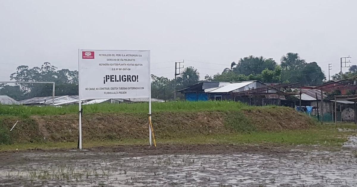 Construcciones sobre el poliducto de Refinería Iquitos están prohibidas por decreto supremo