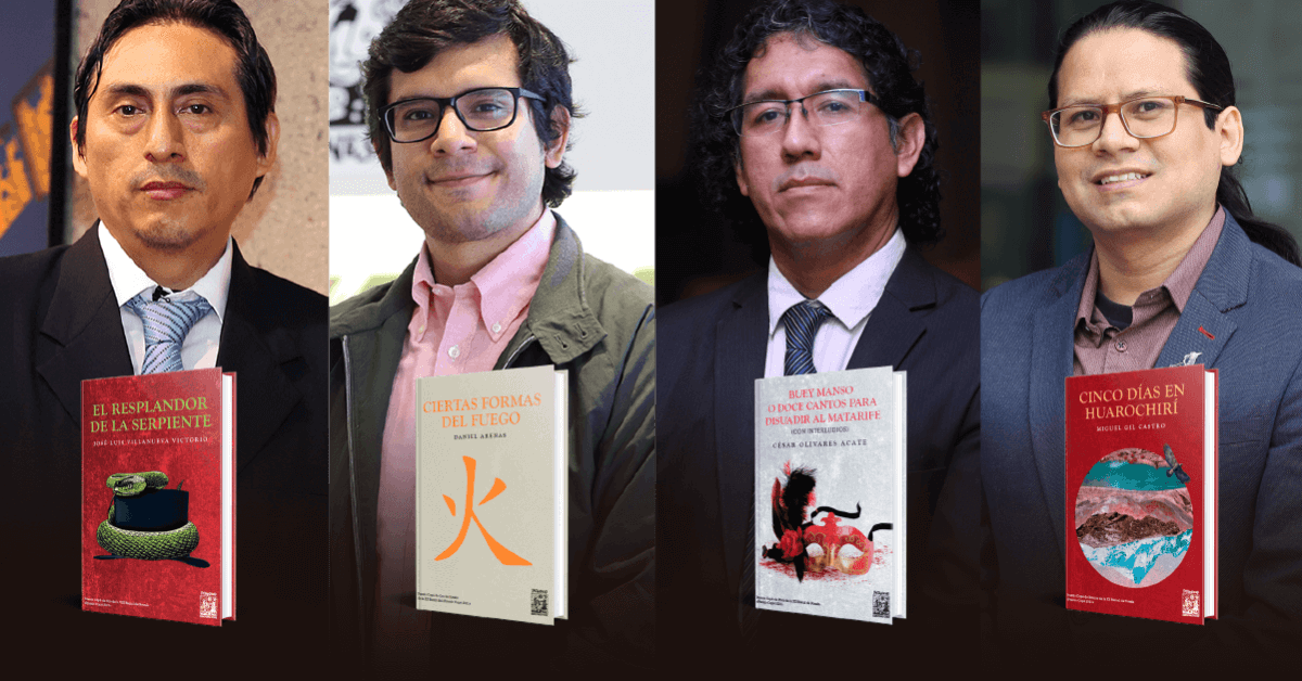 Winning works of the 2021 Copé Award were presented at the Lima Book Fair