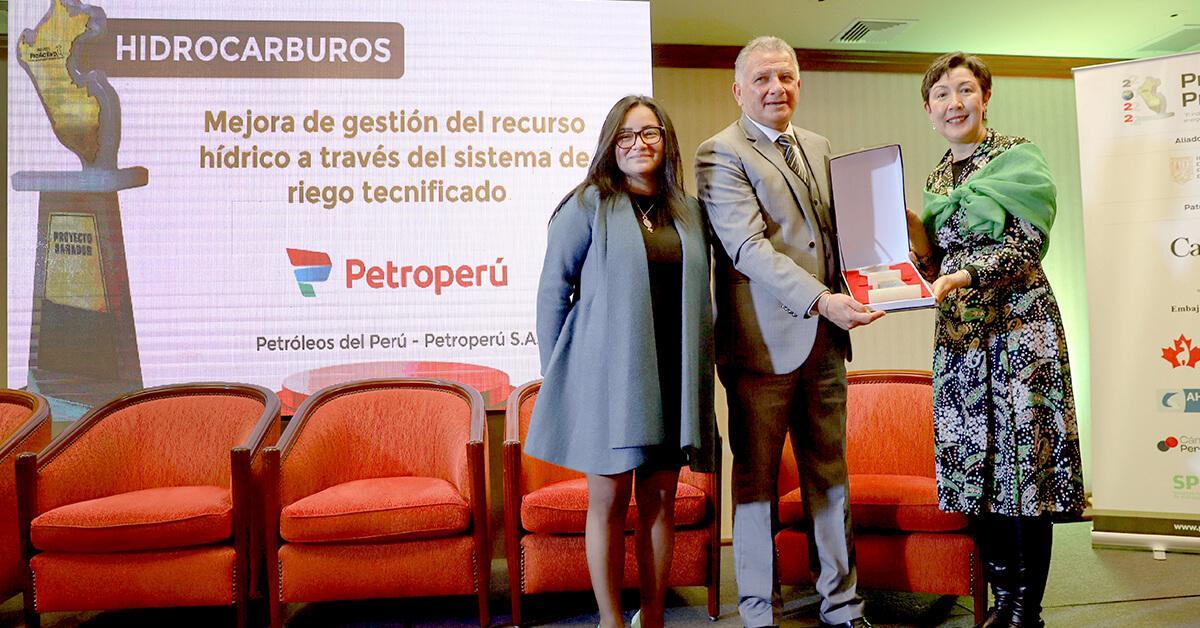 Petroperú receives distinction for water project in Pasco