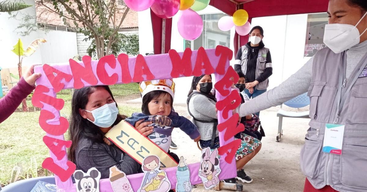 Petroperú promotes breastfeeding in Villa El Salvador