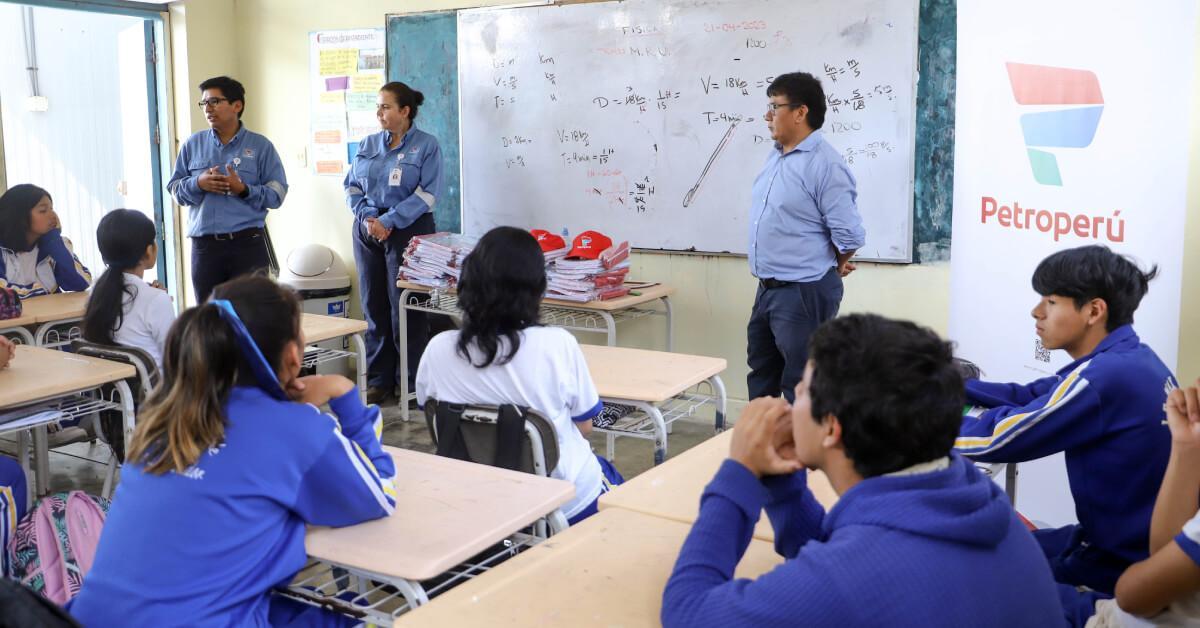 Petroperú contributes to the education of schoolchildren in Villa El Salvador