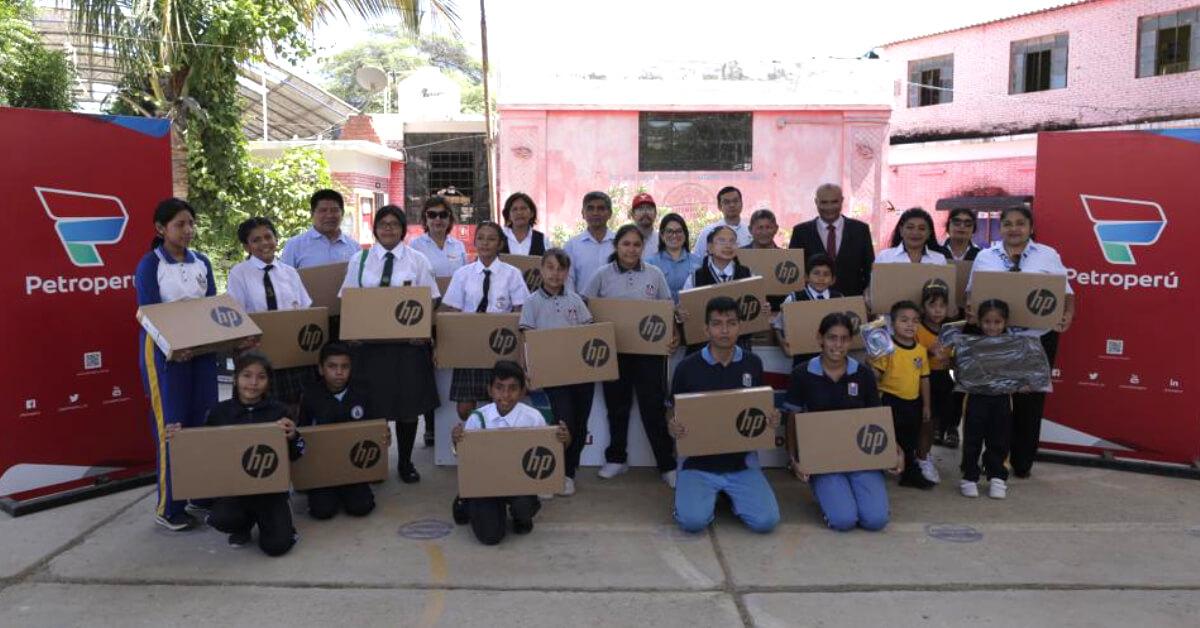 Petroperú rewards schools of Talara with computers