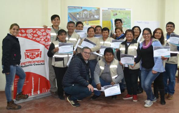 Vecinos de Refinación Conchán son capacitados en monitoreo ambiental