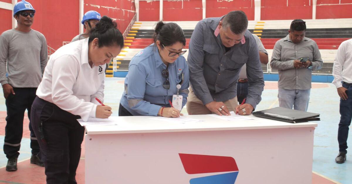 Petroperú believes in the importance of sports and supports work at the Inca Pachacútec coliseum