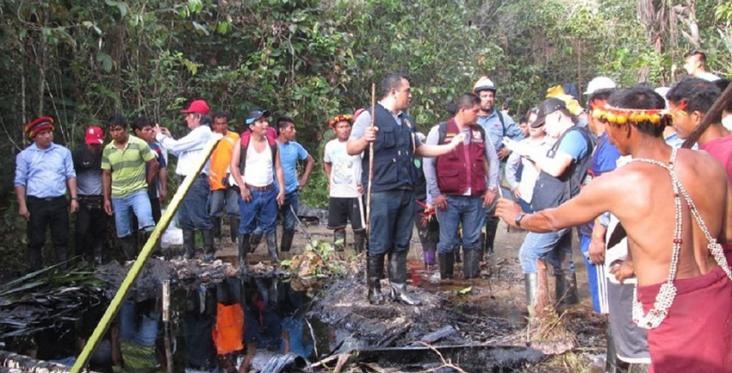 Comunidad de Chapis impide labores de reparación y remediación en km 221 del Oleoducto Ramal Norte