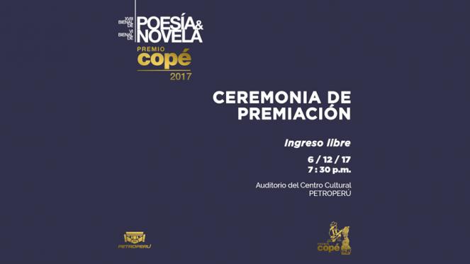 Ceremonia de premiación Copé 2017