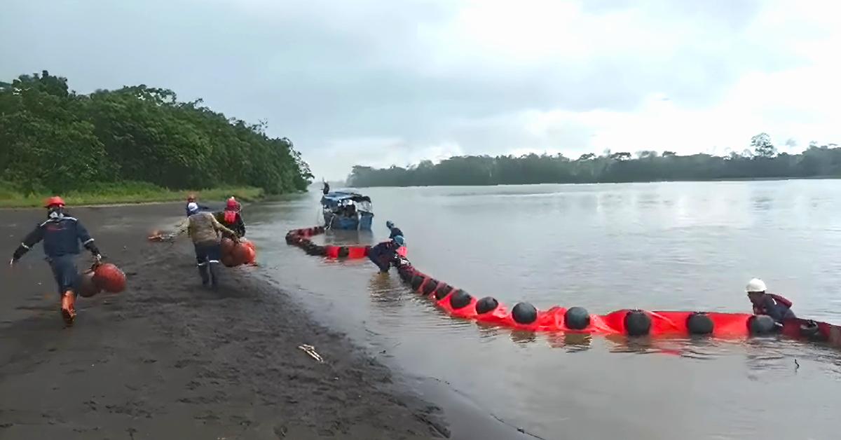 Petroperú controló fuga de crudo en el río Pastaza