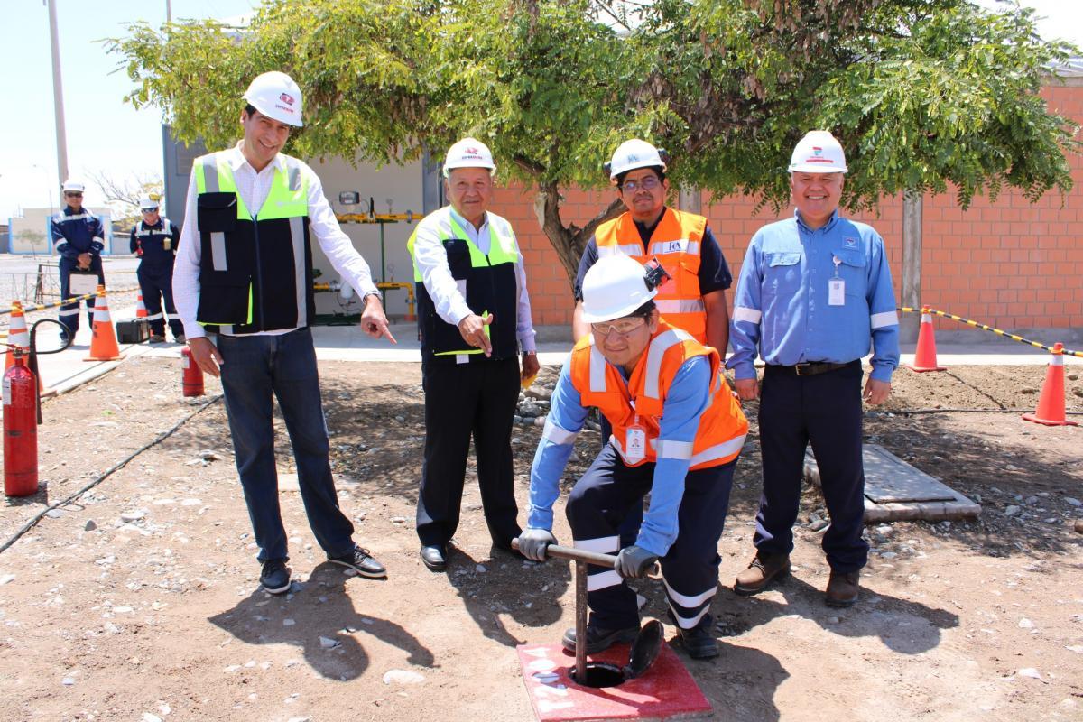 Petroperú reactivates industrial natural gas connections in Tacna