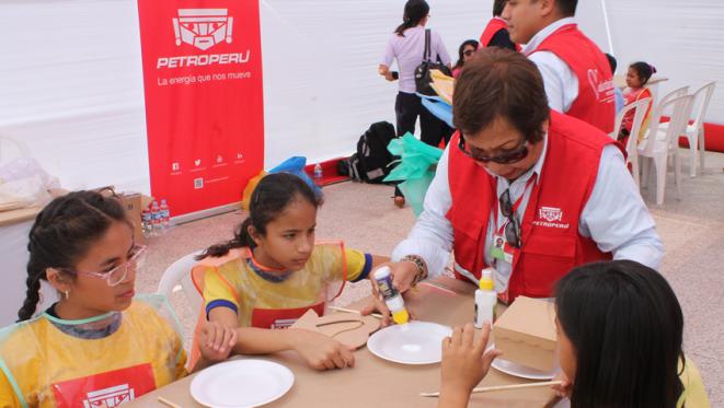 Petroperú ofrece talleres artísticos y deportivos para niños de Talara