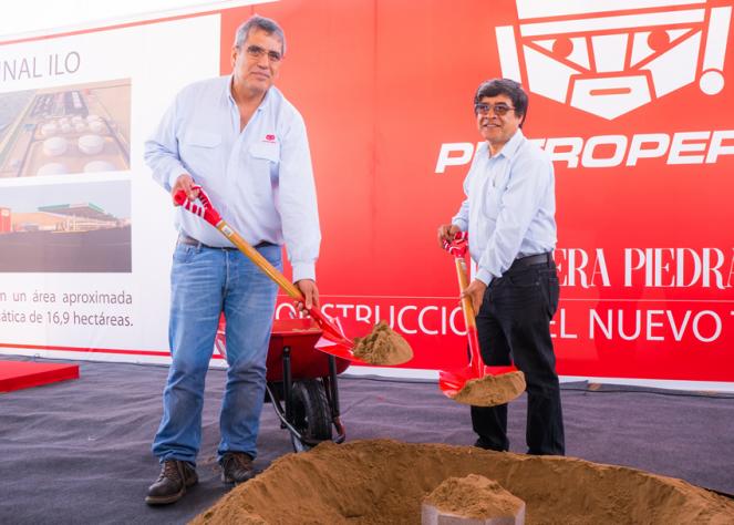 The first stone was laid in the New Ilo Terminal