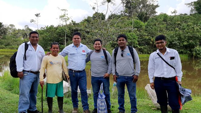 Avanza proyecto de piscigranja promovido por PETROPERÚ en Santa Clara, Iquitos