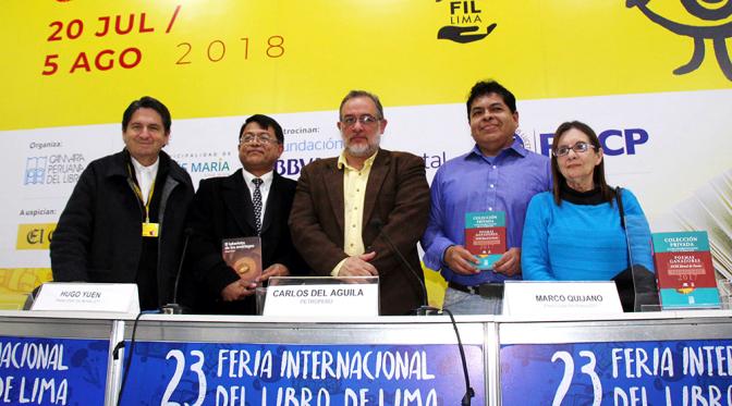 PETROPERÚ presentó los libros ganadores del Premio Copé en la FIL Lima 2018