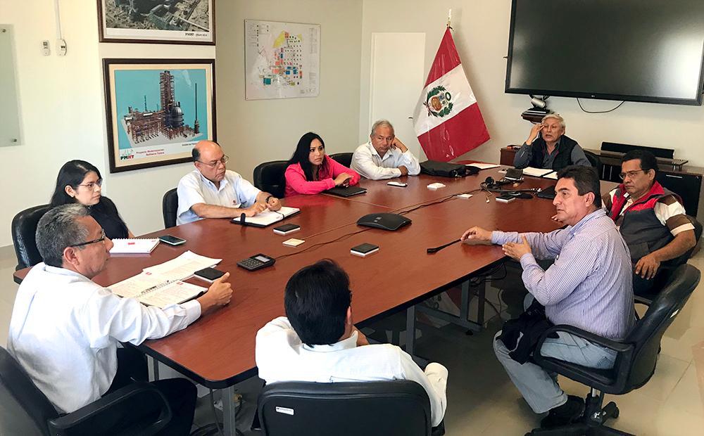 PETROPERÚ met with entrepreneurs who demand pending payments from subcontractors of Técnicas Reunidas