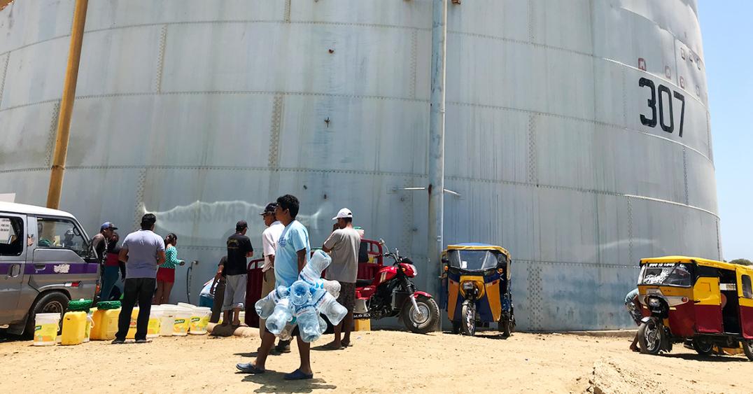 PETROPERÚ apoya abastecimiento de agua potable en la ciudad de Talara
