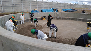 A buen ritmo avanza construcción de Nueva Planta de Abastecimiento de Ninacaca