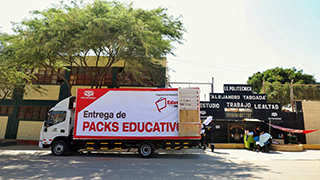 PETROPERÚ entrega útiles escolares para beneficiar a más de 17,500 alumnos talareños