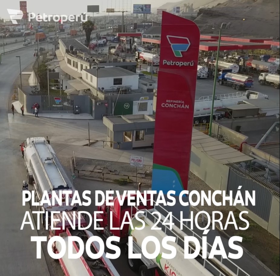 PLANTA DE VENTAS CONCHÁN ATIENDE LAS 24 HORAS TODOS LOS DÍAS