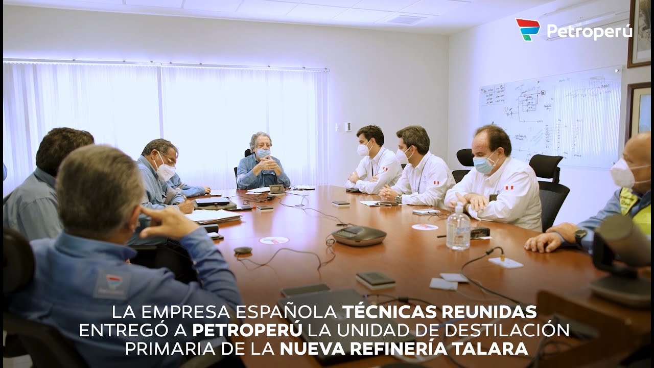 Técnicas Reunidas entrega a Petroperú unidad de destilación primaria