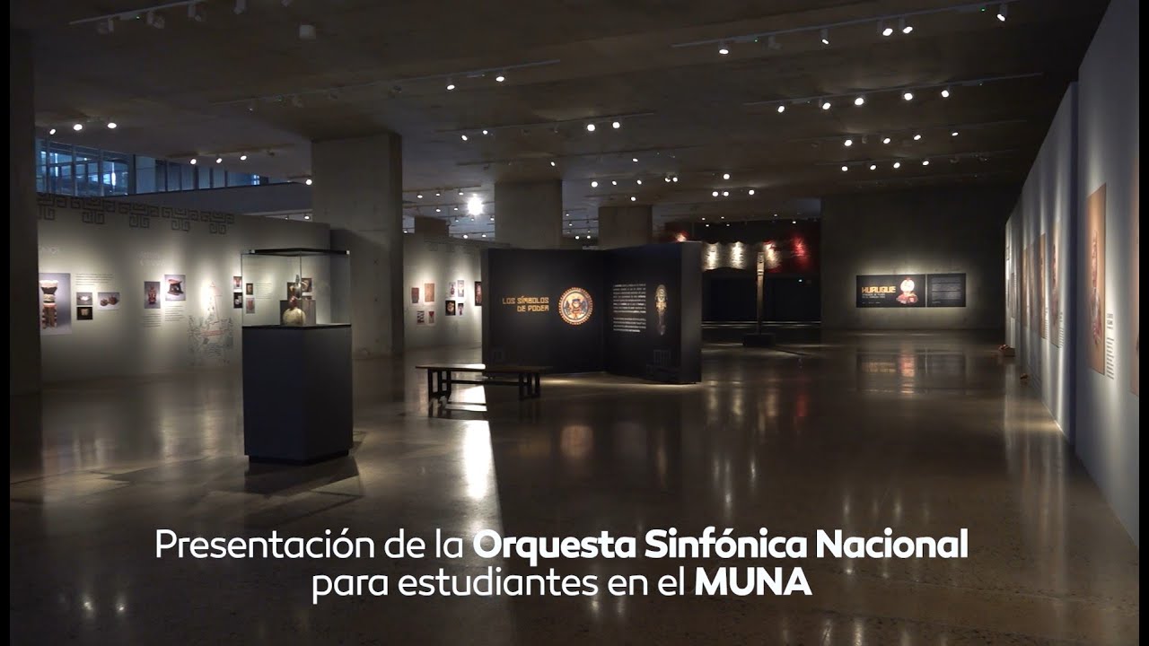 Presentación de la Orquesta Sinfónica Nacional para estudiantes en el MUNA