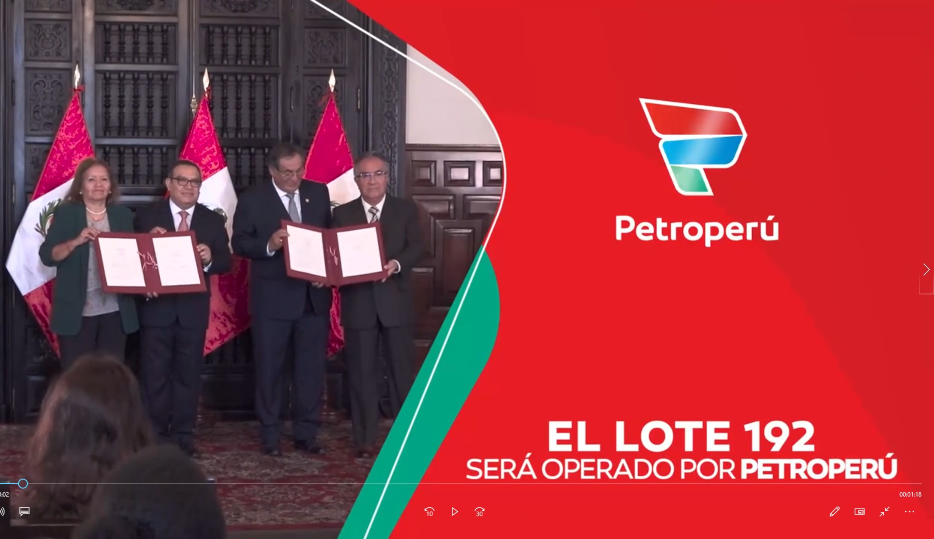 El Lote 192 será operado por Petroperú