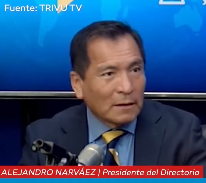 Entrevista al presidente del Directorio en TRIVU TV