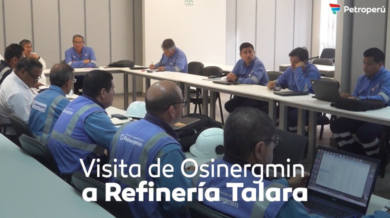 Visita de Osignermin a Refinería Talara