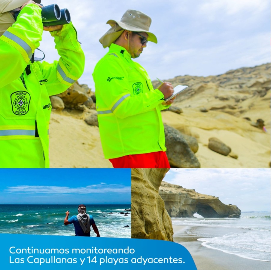 Continuamos monitoreando las playas de Talara