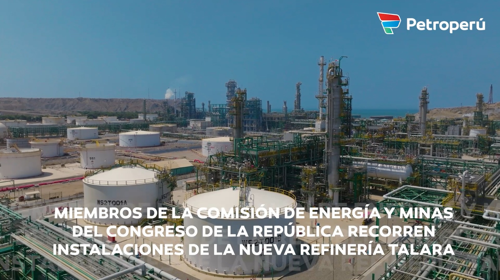 Congresistas de la Comisión de Energía y Minas visitaron la Nueva Refinería Talara