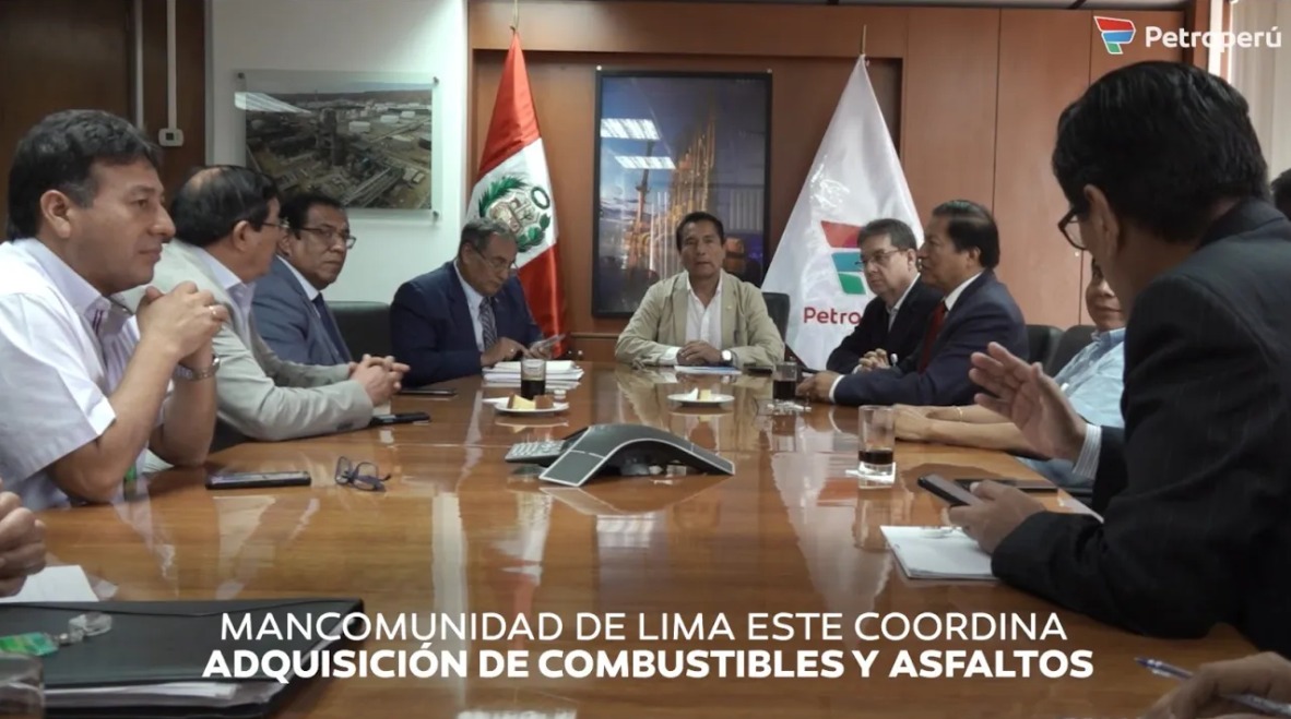 Mancomunidad de Lima Este coordina adquisición de combustibles y asfaltos