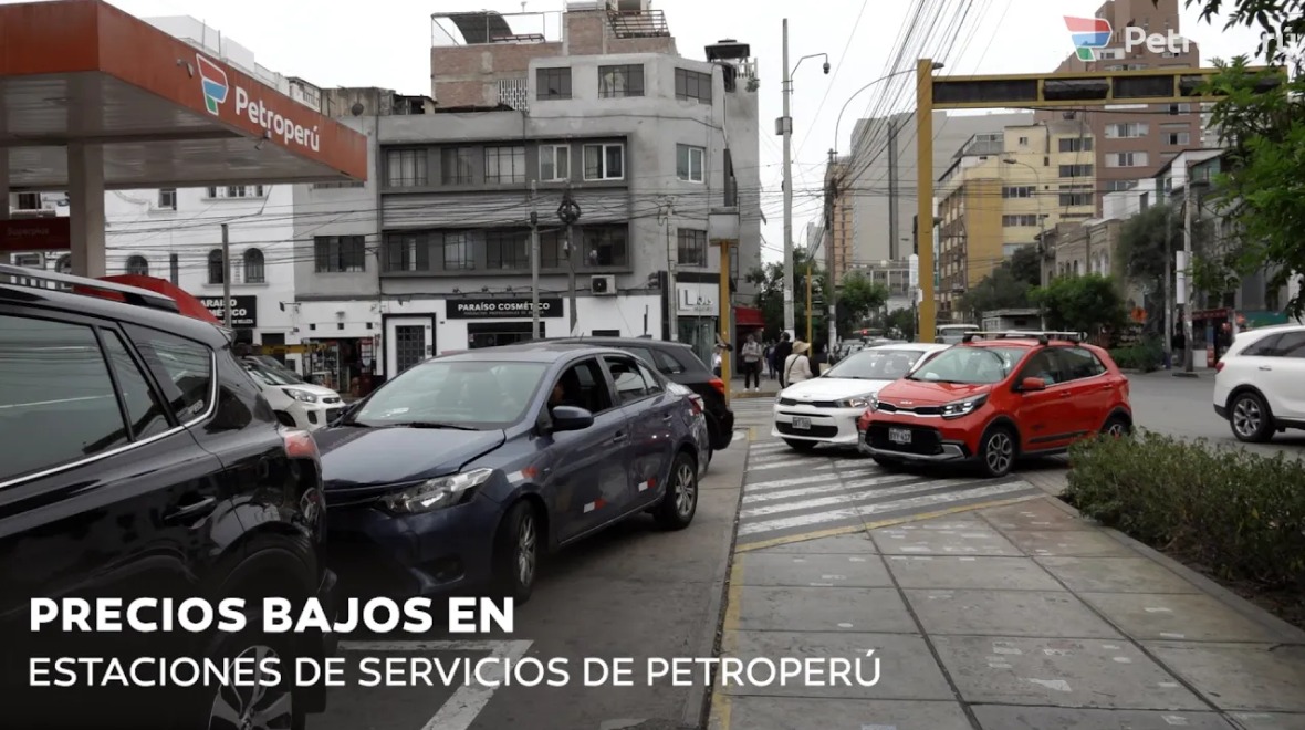 Precios bajos en estaciones de servicios de Petroperú