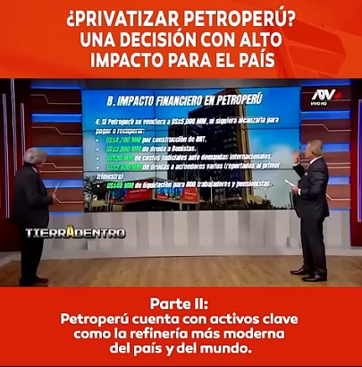 Petroperú opera activos de alto valor estratégico para el país