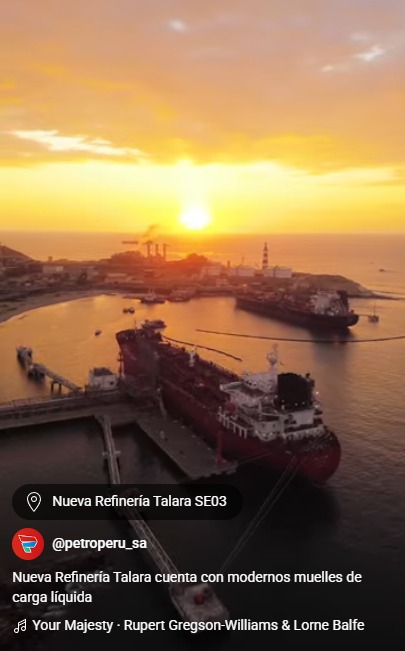 Nueva Refinería Talara cuenta con modernos muelles de carga líquida