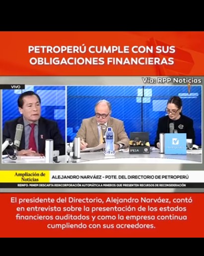 Petroperú cumple con sus obligaciones financieras