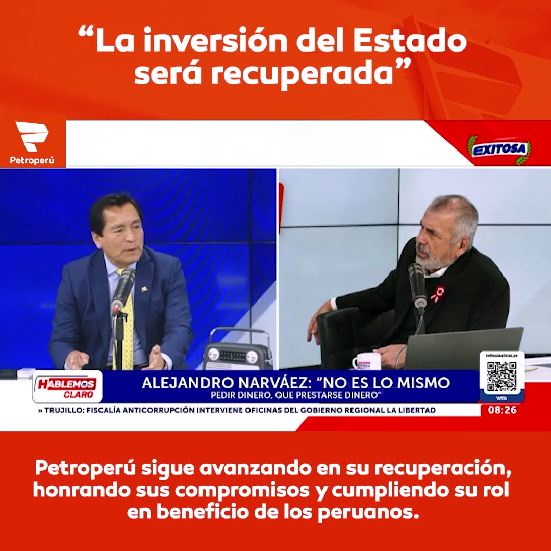 La inversión del Estado será recuperada