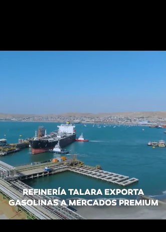 Refinería Talara exporta combustibles a mercados Premium