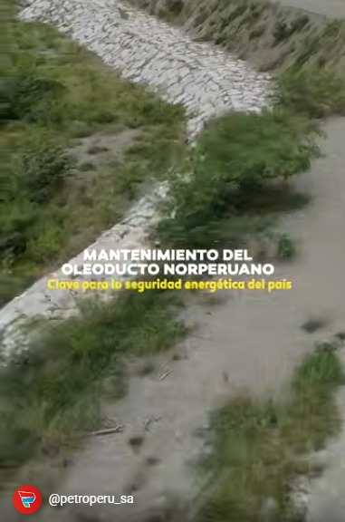 Realizamos trabajos preventivos de protección del Oleoducto Norperuano